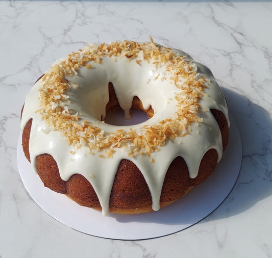 Toasted Coconut Rum Cake